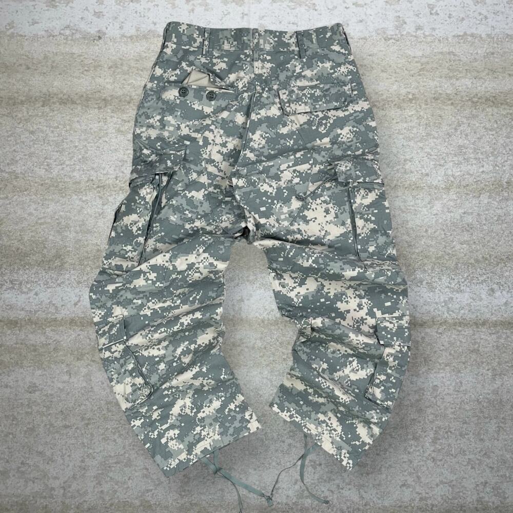 Vintage 90s Military Tactical Pants 28x28 Baggy Wide Digital Camo Small Short